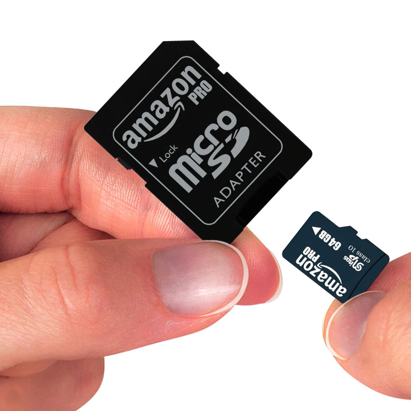 Картка пам'яті AMAZON PRO на 64 Гб, MicroSD, з кардридером, сlass 10, IPX7 фото - 4
