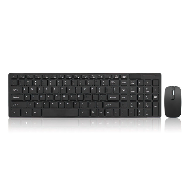 Беспроводная клавиатура и мышь UKC K06, раскладка QWERTY, на батарейках, 101 клавиша