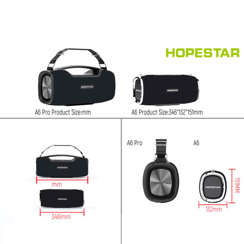 Колонка бездротова Hopestar A6 pro, 55 W, із захистом від води фото - 4