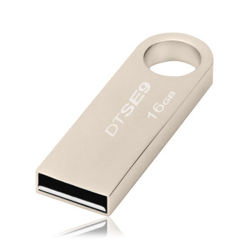 USB-флешнакопичувач Kingston DTSE9, 16 Гб, USB 2.0, металевий