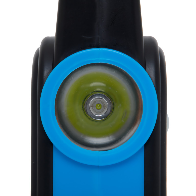 Аккумуляторный фонарь Bailong BL-925 Torch + Solar, COB+LED, Power Bank, солнечная панель, USB, влагозащищённый Черно-желтый фото - 8