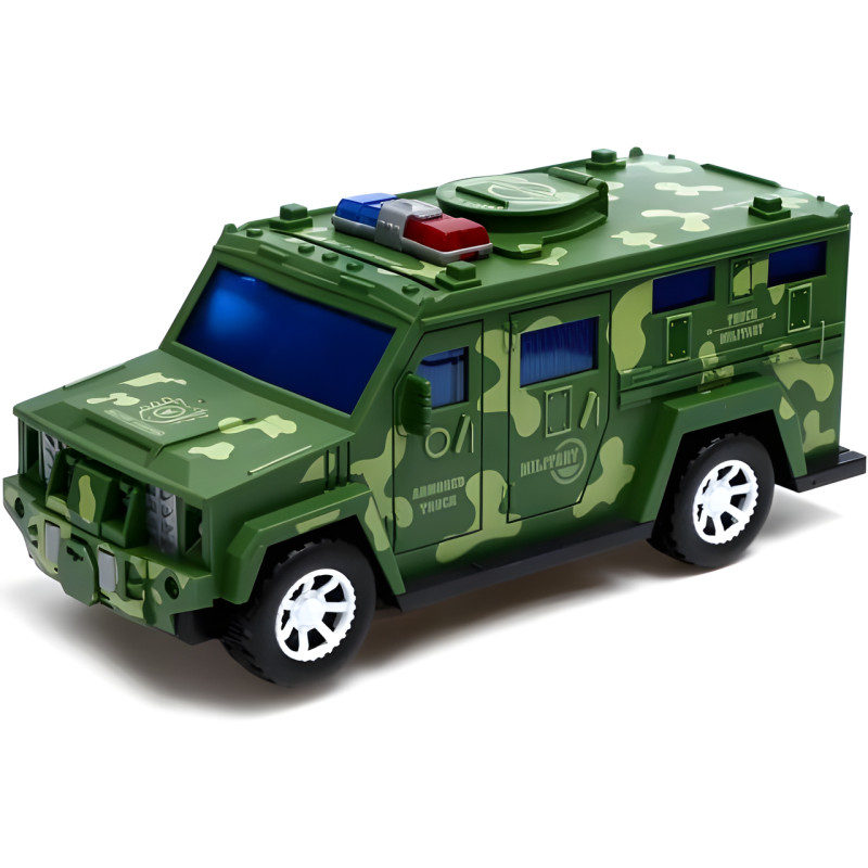 Дитяча іграшкова машина, скарбничка сейф Military Car Safe Box YJ847 фото - 4