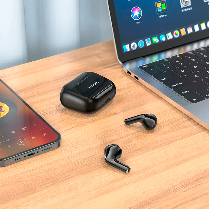 Беспроводные Bluetooth наушники Hoco EW12 Plus TWS Черный фото - 5