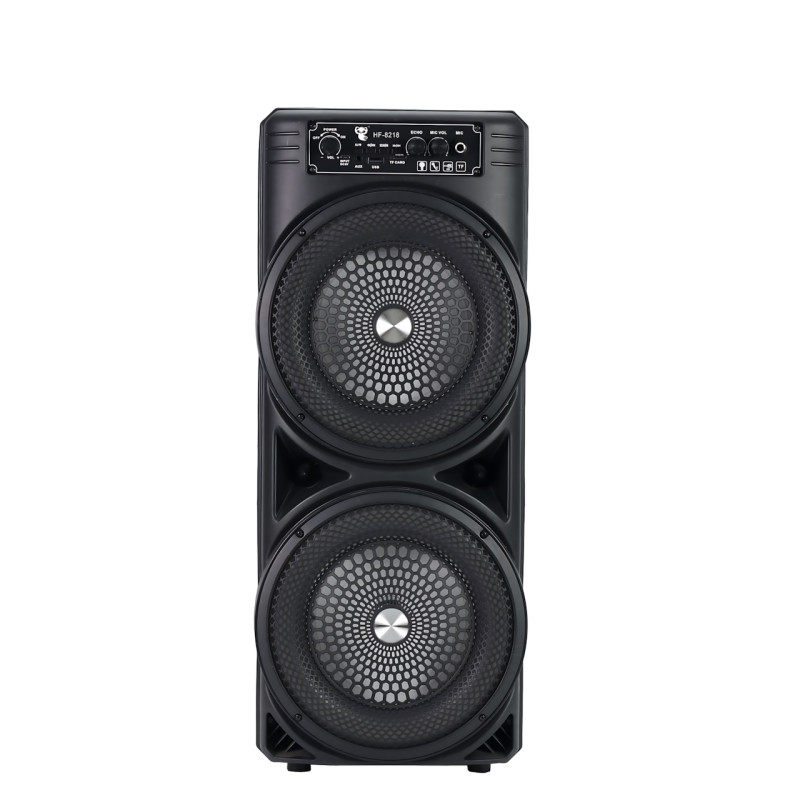 Портативная акустика TTD-2807 с микрофоном,  пультом ДУ, Bluetooth и RGB-подсветкой фото - 4