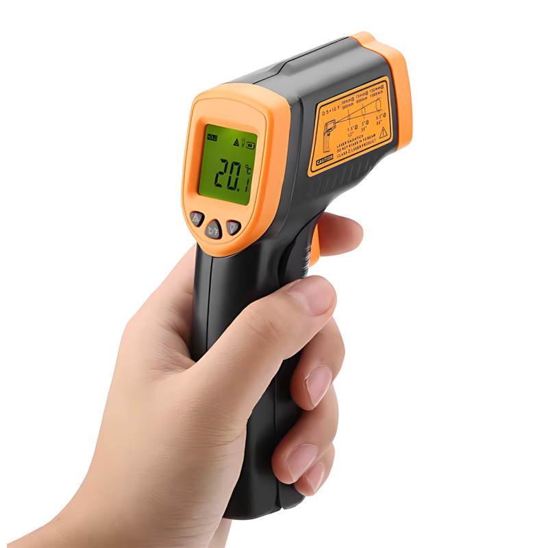 Інфрачервоний безконтактний пірометр Temperature AR-360 (-50 до +420 °C) з лазерним прицілом, підсвіткою фото - 6