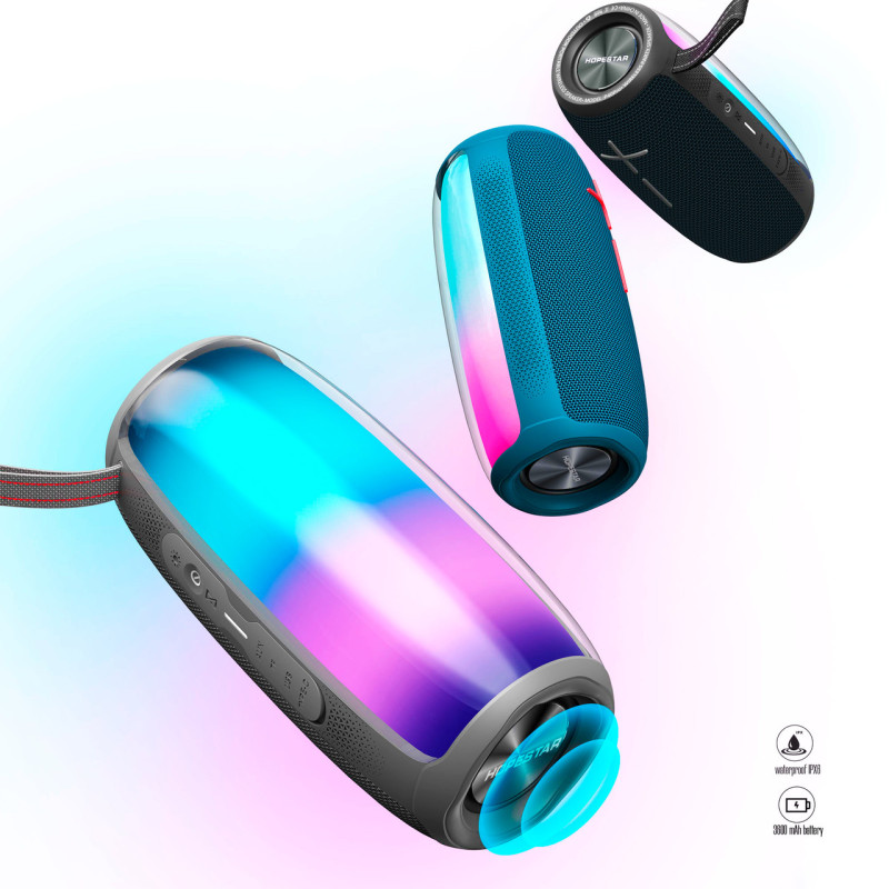 Бездротова вологозахищена колонка Hopestar p40 Pro, 20 W, 3600 mAh фото - 3