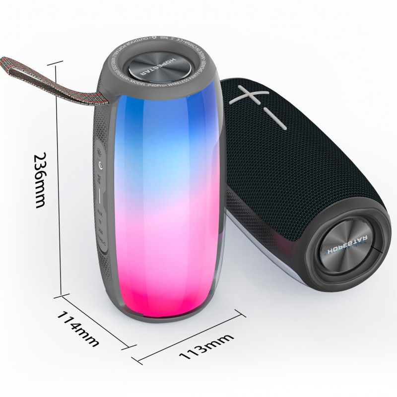 Бездротова вологозахищена колонка Hopestar p40 Pro, 20 W, 3600 mAh фото - 8