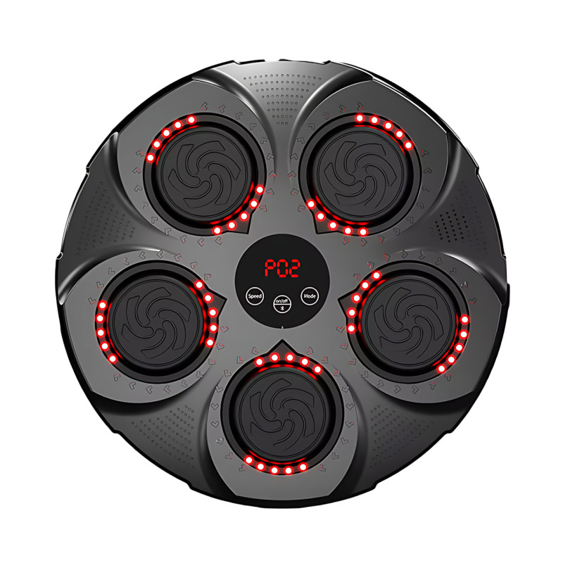 Настенный боксерский тренажер Intelligent Music Boxing Target, 9 режимов, музыка, RGB-подсветка, счетчик фото - 3