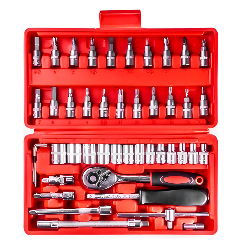 Набір інструментів Piece Tool Set 46 предметів в ударостійкому кейсі фото - 3