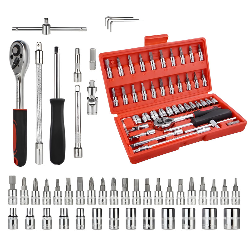Набір інструментів Piece Tool Set 46 предметів в ударостійкому кейсі фото - 2