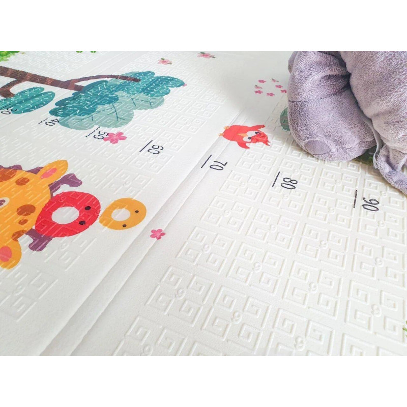 Вспененный детский развивающий коврик XPE Children GO 180*120 , двусторонний, с текстурным покрытием фото - 5