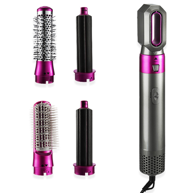 Мультистайлер 5 в 1 Hot Air Styler фен стайлер для завивки и выпрямления волос с 5 насадками фото - 6
