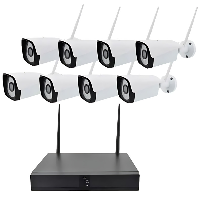 Домашний комплект видеонаблюдения DVR KIT-6678 Wi-Fi, 8 камер, 1080P, IP67, ночная съёмка, P2P, Cloud фото - 7