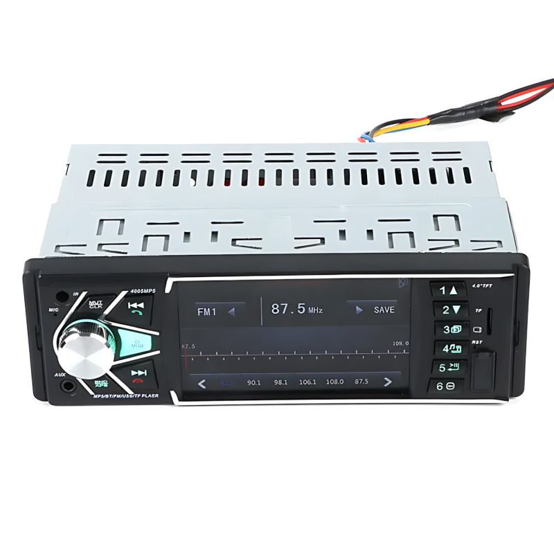Автомагнітола MP5 4038 з екраном 4.1" TFT HD, підтримкою відео та FM-тюнером фото - 4
