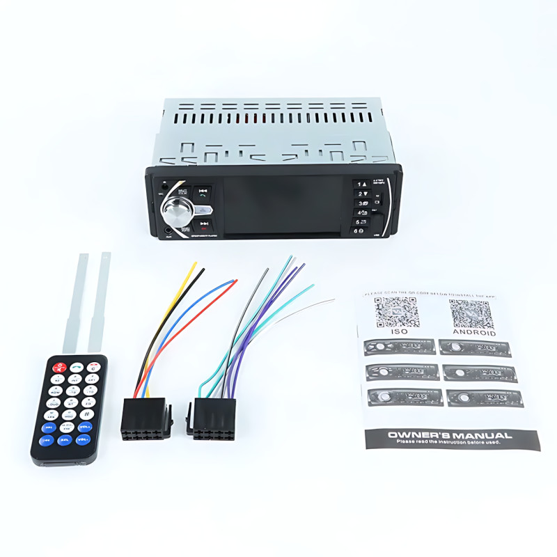 Автомагнітола MP5 4038 з екраном 4.1" TFT HD, підтримкою відео та FM-тюнером фото - 10