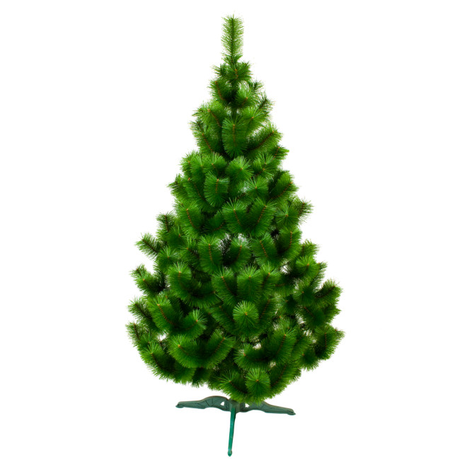 Большая искусственная сосна 2,5 метра высота МИКС зеленая. Рождественская ПВХ сосна 250см