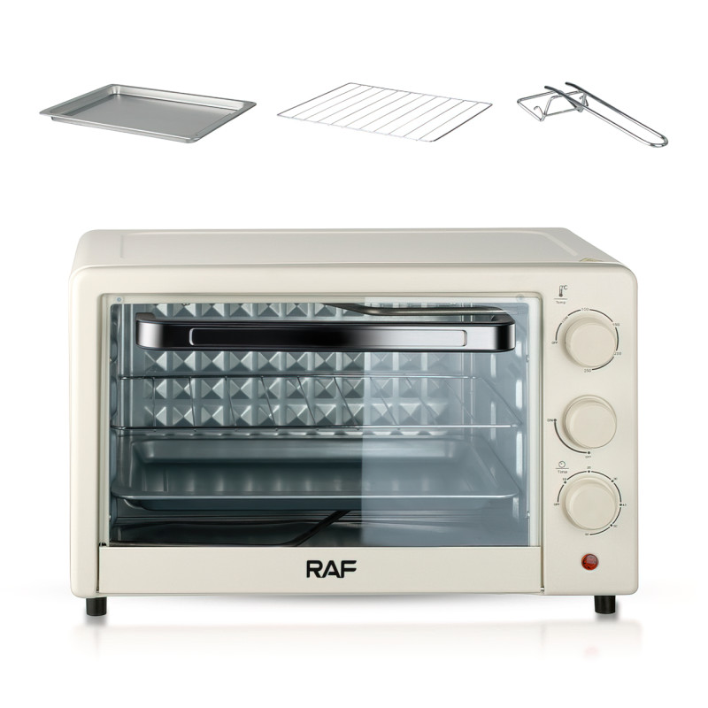 Електрична духовка RAF R.5306W, 22 л, 1200 Вт, до 250 градусів, з таймером 60 хвилин фото - 5