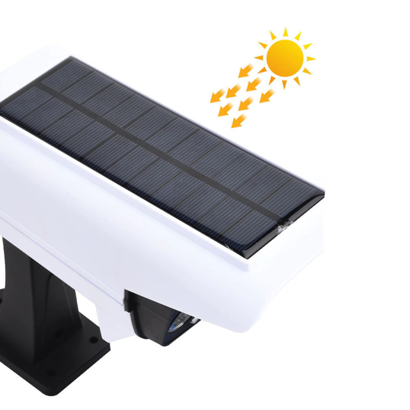 Потужний вуличний ліхтар у вигляді камери на сонячній батареї з пультом дистанційного керування Solar CL-877A X-BAIL 180 W фото - 4