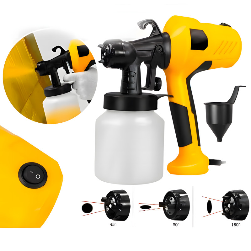 Электрический краскопульт Electric Paint Sprayer, 500W, 3 степени распыления, 800 мл фото - 3