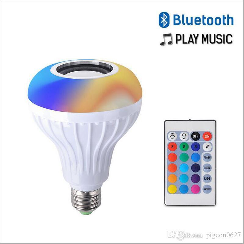 Bluetoothлампочка с динамиком и пультом ДУ Buble Lamp (лампа колонка Е27) фото - 2
