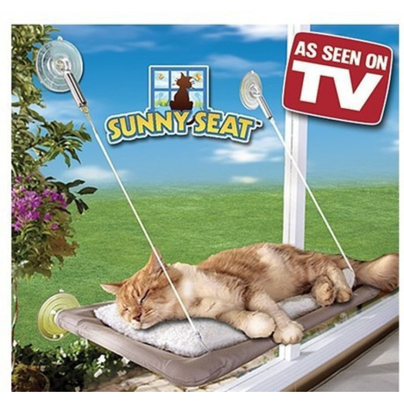Лежанка оконная для кошки Sunny Seat Window Cat Bed фото - 2