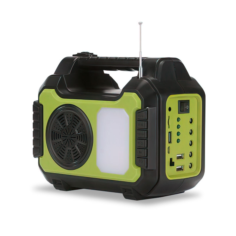 Портативная солнечная система GD 8072 на 30 Вт с Bluetooth, FM, MP3 фото - 3