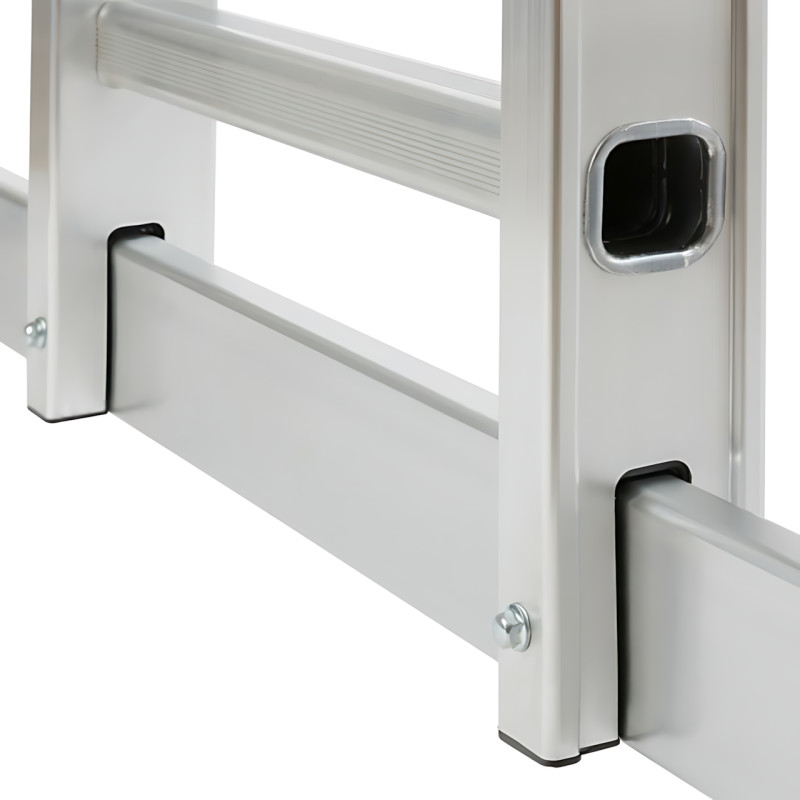 Алюминиевая лестница-стремянка-помост 3в1 DLSL-101-6, трансформер, до 150 кг, платформа, лестница, 2.8 метра фото - 5