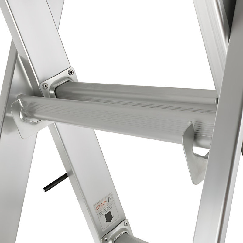 Алюминиевая лестница-стремянка-помост 3в1 DLSL-101-6, трансформер, до 150 кг, платформа, лестница, 2.8 метра фото - 6