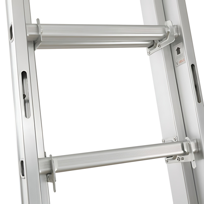 Алюминиевая лестница-стремянка-помост 3в1 DLSL-101-6, трансформер, до 150 кг, платформа, лестница, 2.8 метра фото - 7