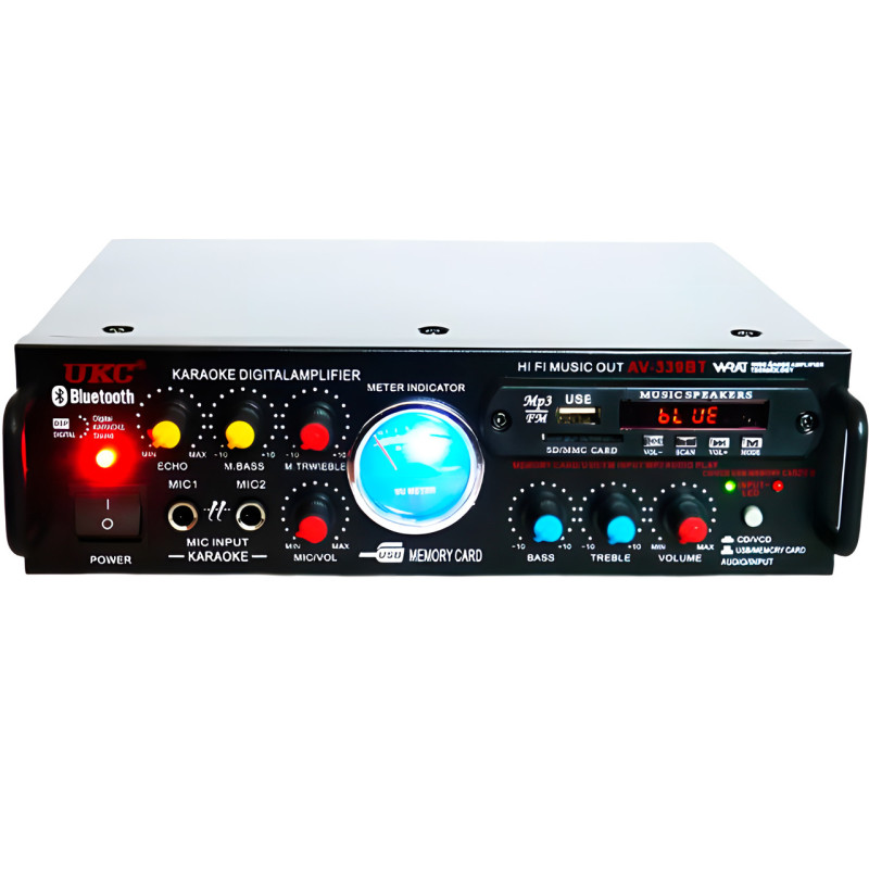 Усилитель мощности звука UKC AV-339BT 300W фото - 4