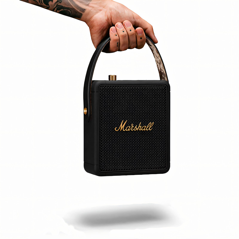 Портативна колонка MARSHALL STOCKWELL BT W2, Bluetooth 5.1, 1200 мАч, чорна ручка фото - 5