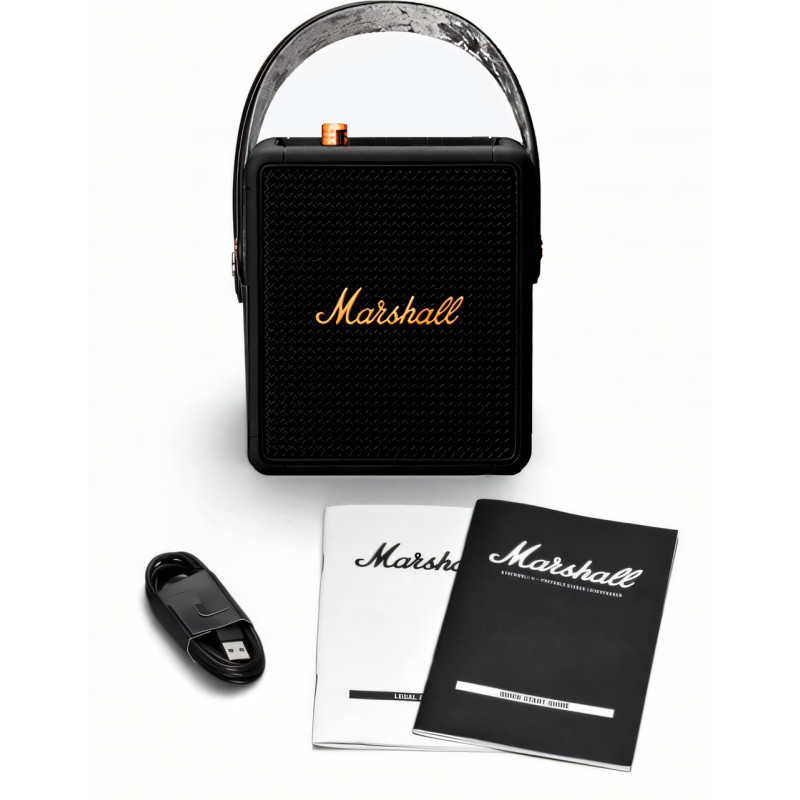 Портативна колонка MARSHALL STOCKWELL BT W2, Bluetooth 5.1, 1200 мАч, чорна ручка фото - 4