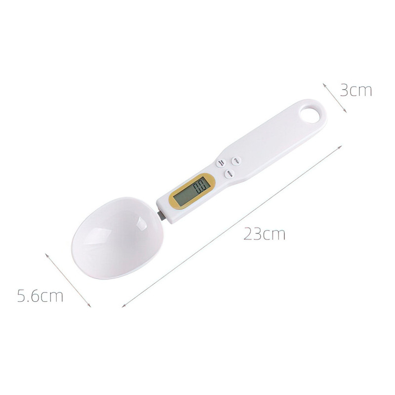 Электронная мерная ложка с весами 500 г Cooking Scale Pro, деление 0,1, белая фото - 10