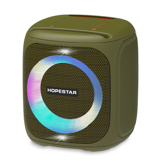Портативная bluetooth колонка HOPESTAR Party 100, 10000мАч, 50Вт Зеленый