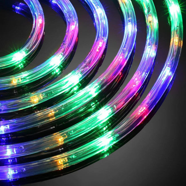 Гирлянда 10 метров уличная в силиконовом шланге Infinilite pro RGB , дюралайт, разноцветный