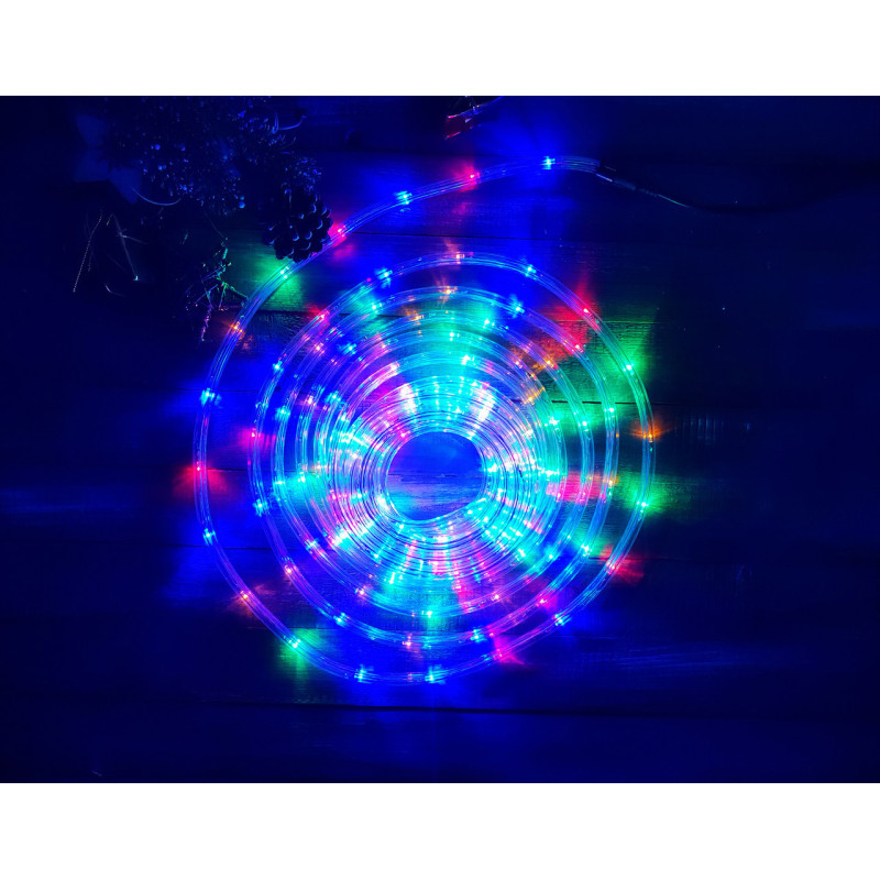 Гирлянда 10 метров уличная в силиконовом шланге Infinilite pro RGB , дюралайт, разноцветный фото - 4