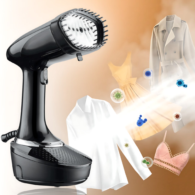 Отпариватель ручной BOMA Hand held steam iron BM-528, вертикальный отпариватель для одежды, 1500 Вт, с щеткой