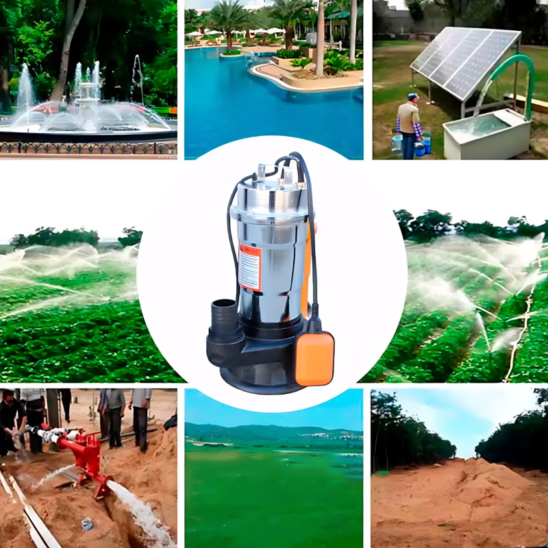 Водяной насос UKС WQ15-15-1.5 (арт. 9181) &mdash; 5 л.с., 3750 Вт, напор 20 м, производительность до 20 000 л/мин фото - 8