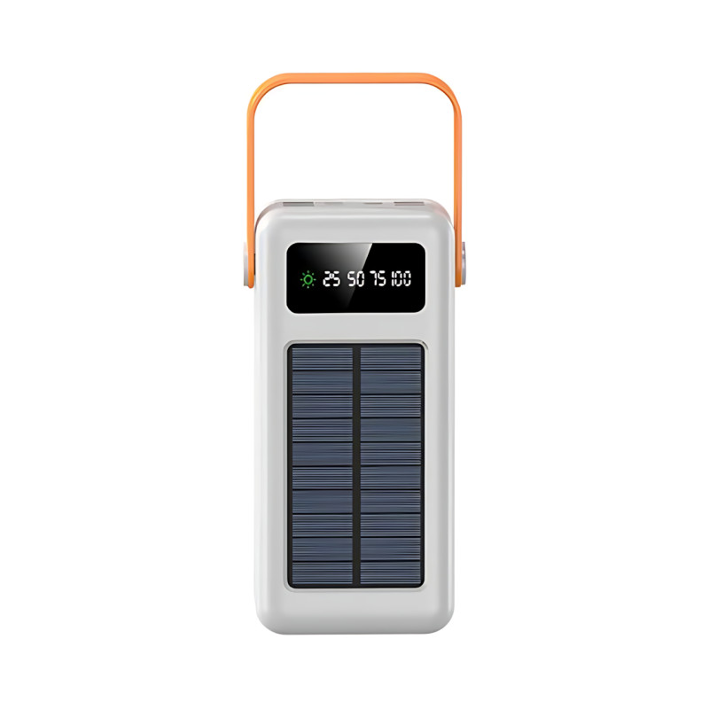 Повербанк AND YM-635CX на солнечной батарее 50000 mAh с USB и встроенными кабелями фото - 2