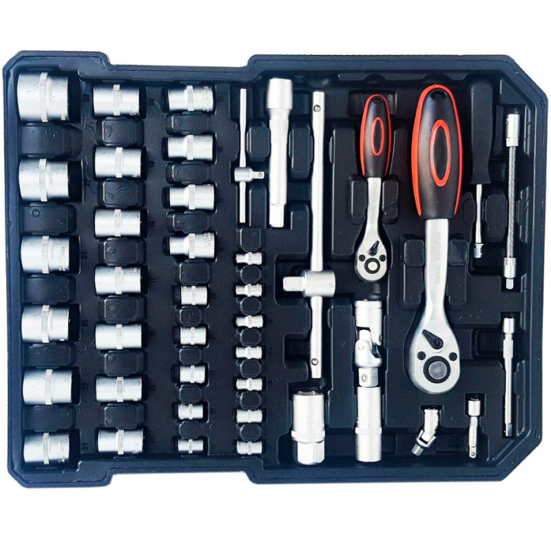 Большой набор инструментов 399 pcs  от Swiss Craft International PL-399ТLG, в чемодане, с колесами фото - 6