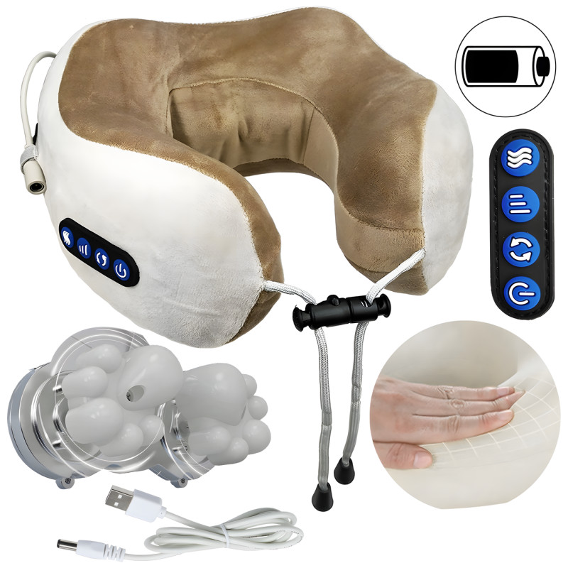 Массажная подушка для шеи Gelius Smart Pillow Massager GP-PM001 фото - 6