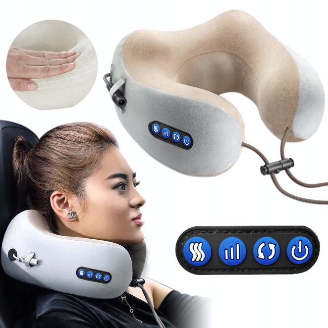 Массажная подушка для шеи Gelius Smart Pillow Massager GP-PM001