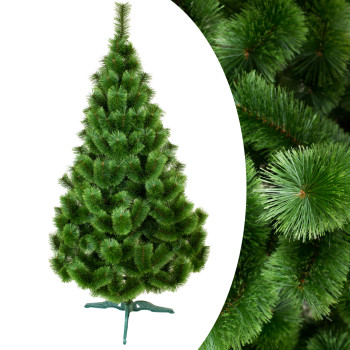 Різдвяна штучна сосна 150 см Розпушена натуральний зелений, пишна