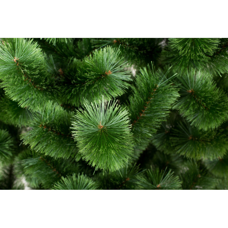 Різдвяна штучна сосна 150 см Розпушена натуральний зелений, пишна фото - 3