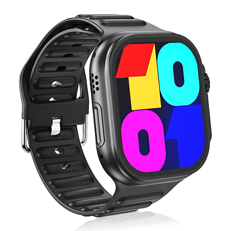 Смарт-часы XO M10 Ultra 9th 2.01&Prime; IPS, Bluetooth-звонки, беспроводная зарядка, BT 5.0, влагозащита, 210 мАч, Android/iOS, черные фото - 2