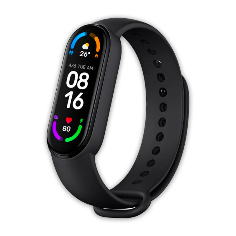 Фитнес-трекер смарт часы Smart Band M6 Black фото - 4