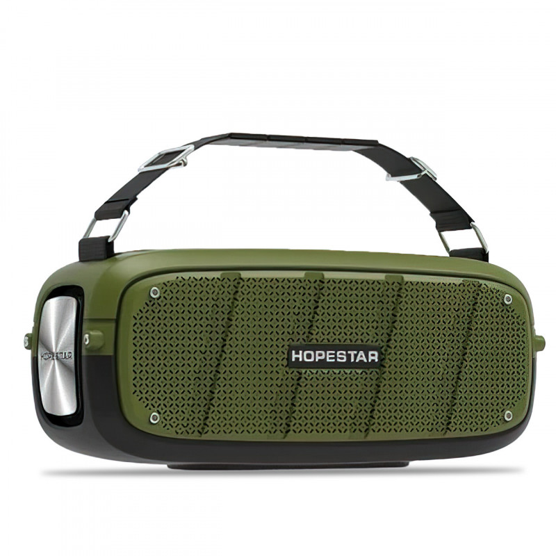 Портативная акустическая Bluetooth колонка Hopestar A20 Зеленый фото - 2