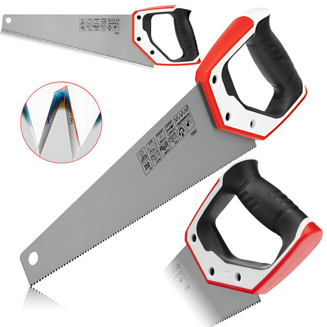 Ручна пила Saw AND TX-3005 — 450 мм / 18", 7 TPI, марганцева сталь, фіксоване лезо