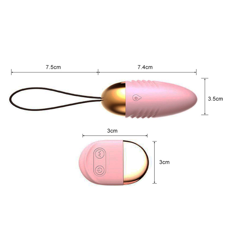 Вібратор яйце з дистанційним керуванням, жіночий міні вібратор водонепроникний SPARK OF LOVE фото - 4