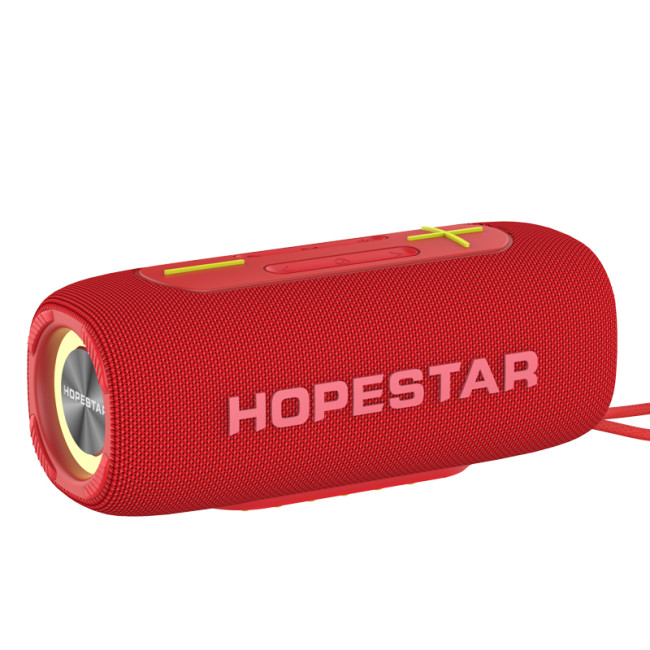 Портативная беспроводная Колонка Hopestar P32, 20w, 3000mAh, Влагозащищенная Ipx 7 Красный